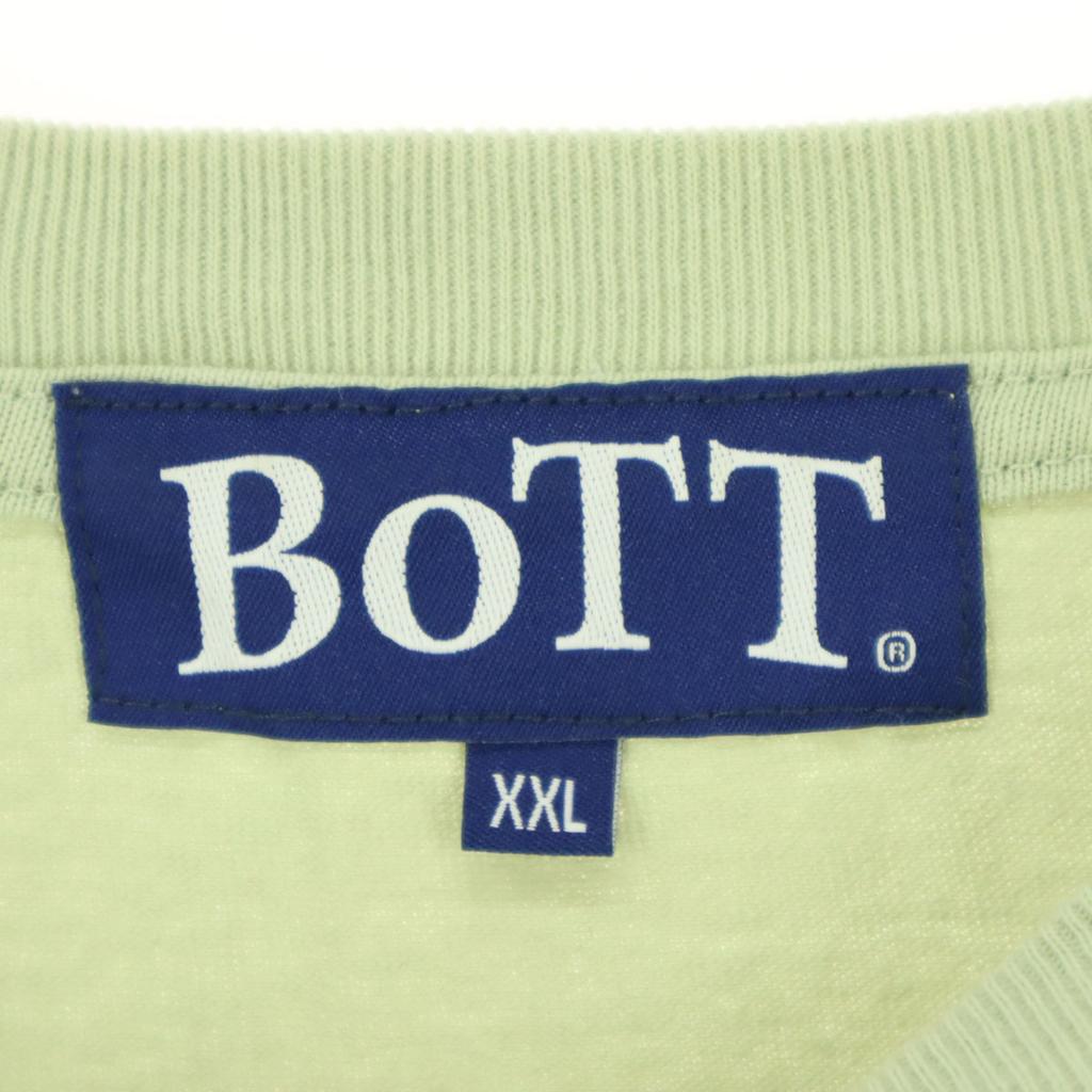 BOTTO Back Print Long Sleeve T-shirt XXL Pistachio Green Ron T Men's Used