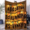 Anime Horror Theme Printed Cartoon Art Blanket Soft Warm Throw Blanket for Bed Bedroom Living Room Travel Picnic Movie Fans Gift