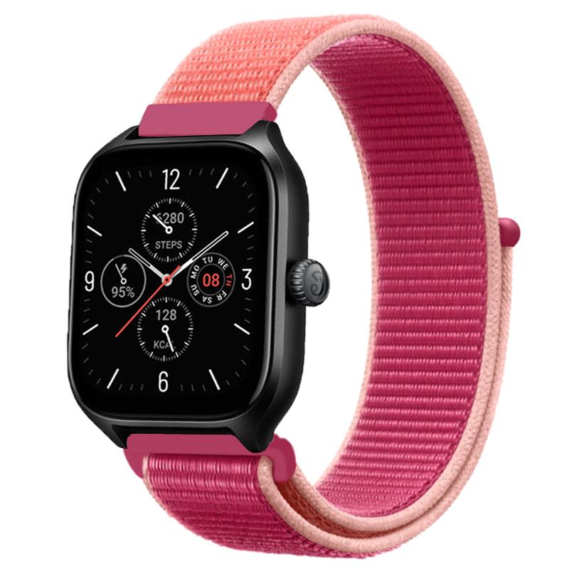 20mm 22mm Nylon Bandje voor Amazfit Balance 2 1/GTR 4 3 Pro 47mm/Bip 6 5 Sport Horlogeband Correa voor Amazfit Active 2/GTS 4 3 Riem