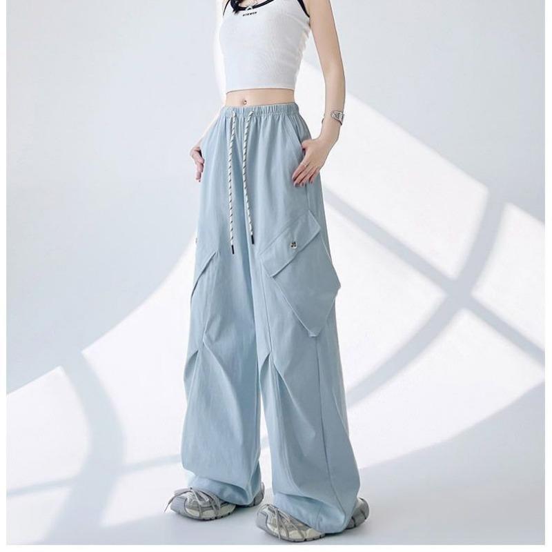 Men's Grey Pocket Detail Hoodie & Khaki Cargo Jogger Pants 2-Piece Casual Set Wide-leg Pants