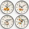 Wall Clock New Chinese Style Wall Clock Living Room Fashion Home Clock Bedroom Ultra-quiet Quartz Clock 30cm