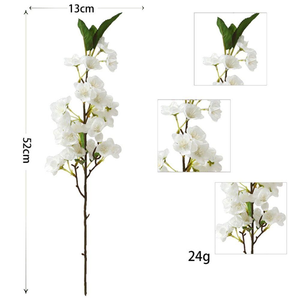 Silk Material Cherry Blossoms Silk Flowers DIY Decoration Simulated Flower Home Table Decor