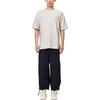 Li Ning T Shirts Men's Pearl White Crew Neck Moderate Straight Fit AHSS209-2