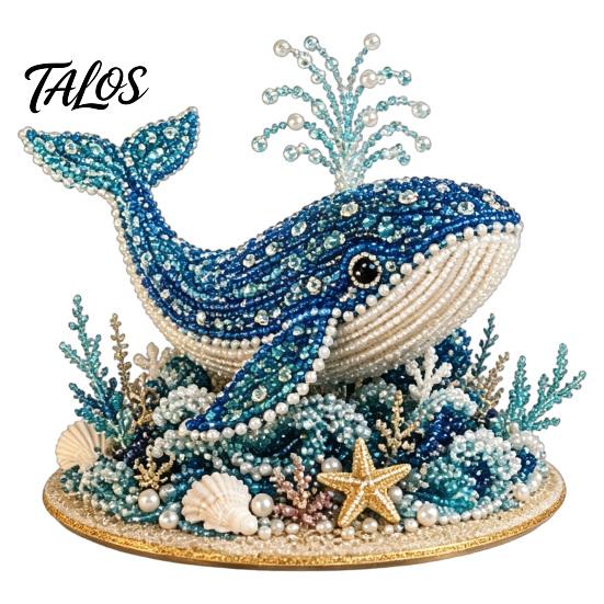 Creative Gifts for Holidays Beaded Ocean Animal DIY Kit, 3D Octopus Shark Craft Handmade Ornament Making Set Sea Animals Bead Art Project Adults,