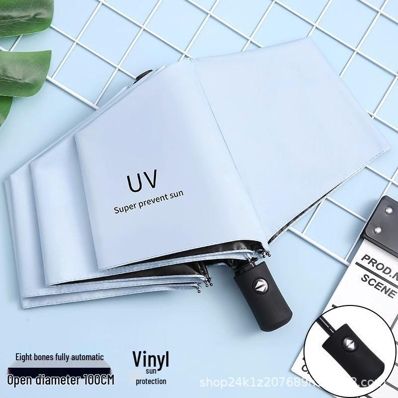 Parasol Pliant Coupe-vent avec Protection UV: Parapluie Anti-Ultraviolets pour une Utilisation par Tous Temps