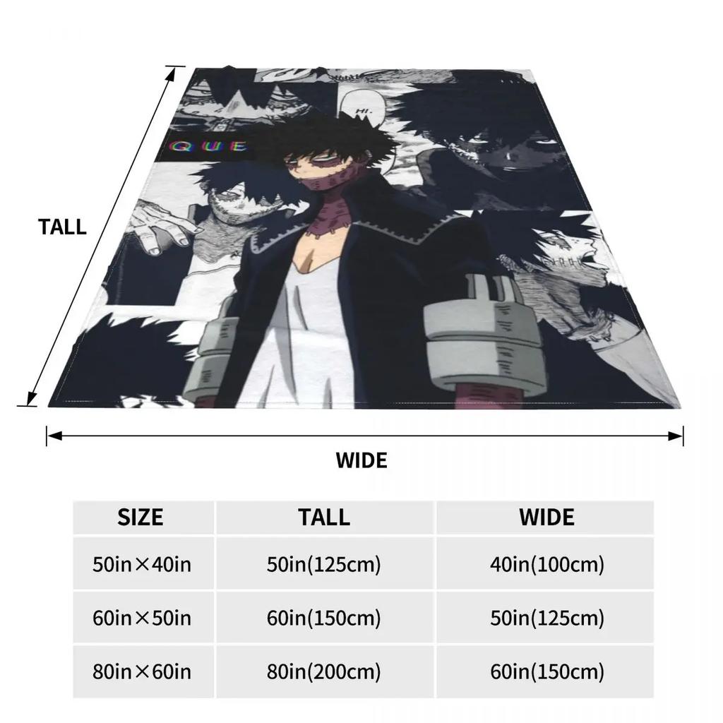 Anime Velvet Throw Blankets My Hero Academia Hone Nuki Juzo Blanket for Sofa Car Super Soft Bed Rug
