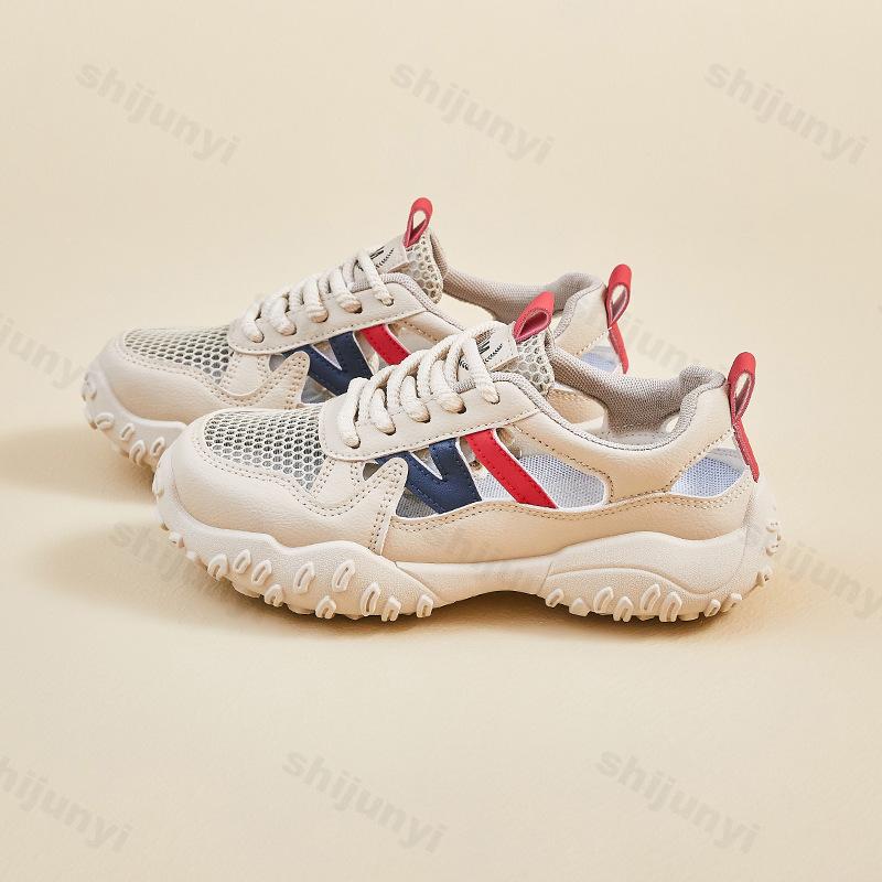 Fashion Women Sports Sandals Summer Autumn Comfortable Hollow Out Outdoor Casual Shoes Fashion Mesh Breathable Lace Up Female Zapatillas
