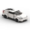 Bausteine MOC Kleinteile-Set Sportwagen Spielzeugauto Weiß Speziell Reißbar Modell x Ornamente
