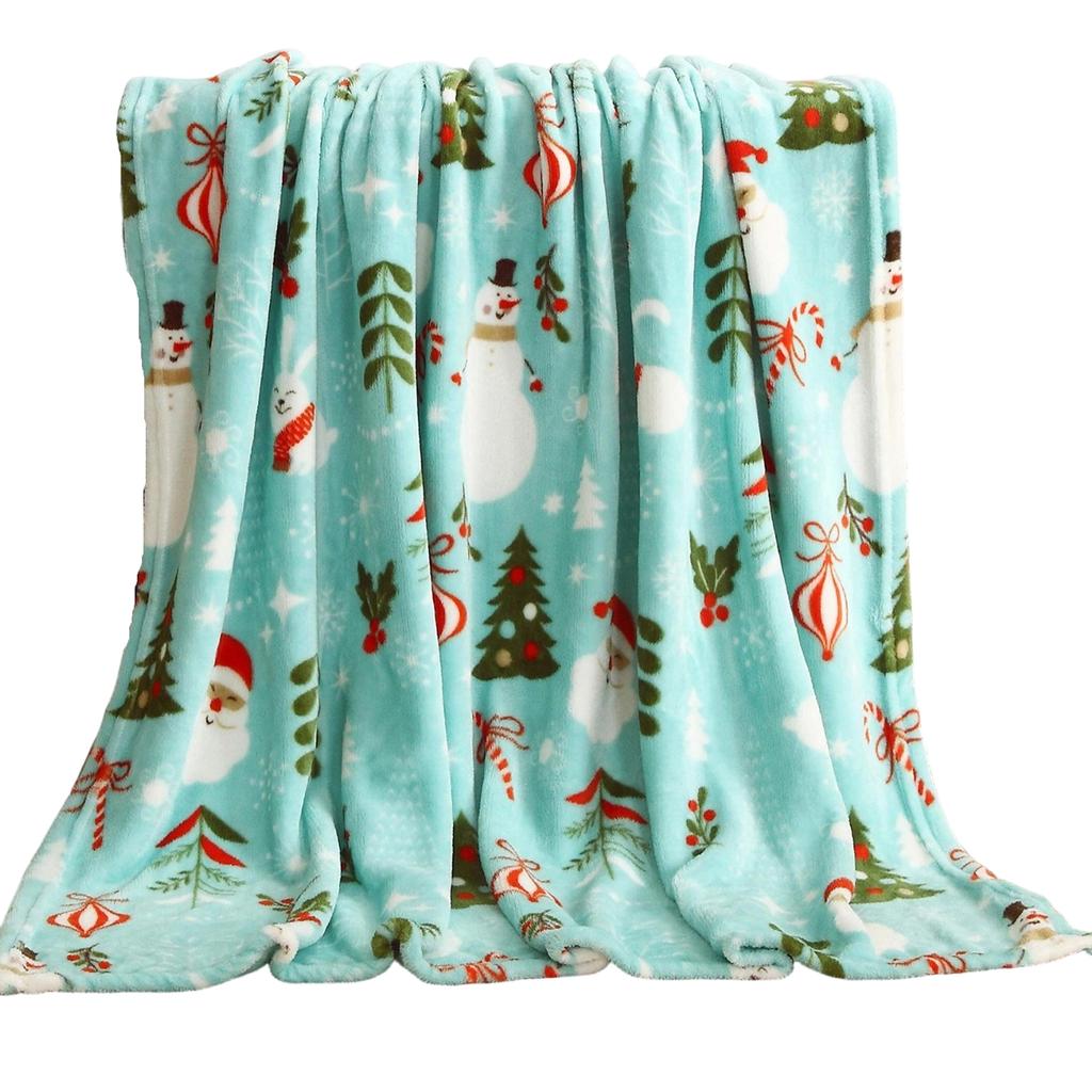 Christmas Blanket. Universal Blanket For The Whole Family. A Must-have For Home Parties