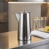 Roestvrijstalen Kan Gepolijst Drank met Deksel Metalen Waterkan 1.5L Korte Tuit