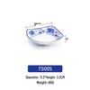 Melamine Blue & White Porcelain Rectangular Dish