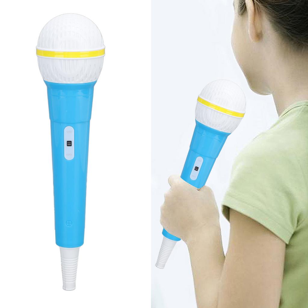 Fake Microphone Safe Odorless Simulation Microphone Prop Pretend Mic Toy for Children Performance