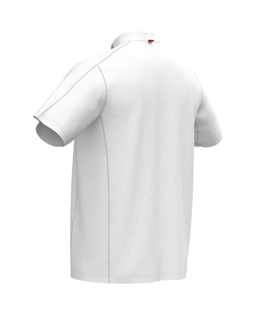 Ping Apparel Men's Short Sleeve High Neck Shirt [AddElm Series] (ADD.03 Technology) / Golf Undershirt / 621-3268807 030_White, Size S