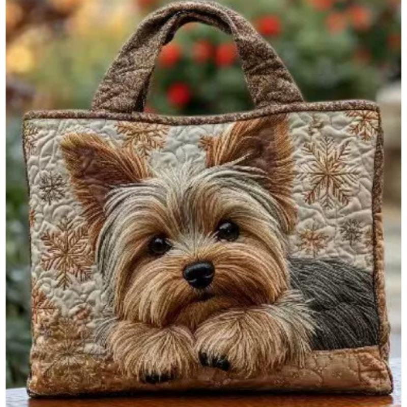 3D New Women's Cat Print Handbag Shoulder Bag Canvas Bag