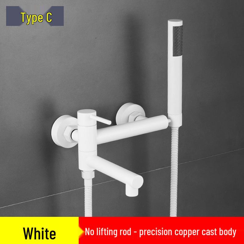 Gunmetal Gray Bathtub Faucet & Shower