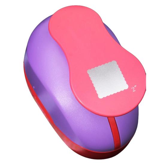 Briefmarkenstempelstanzer für Papierbasteln Rechteckiger Stempel Dekorative Formen Stanzhebelbetätigung Bastelpapierstanzer für Scrapbooking Kartenherstellung DIY Geschenk