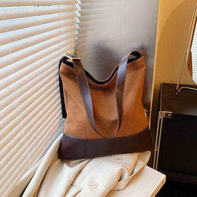 Herbst und Winter neue Retro-Mode trendige matte lässige Tragetasche Damen Schultertasche mit großem Fassungsvermögen Pendler Damen Tasche