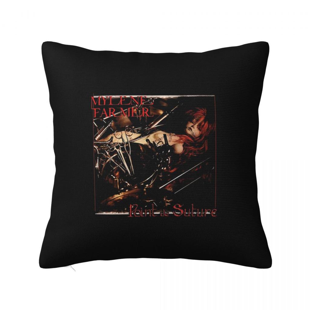 Mylene Farmer Jeanne Gautier Fashion Singer Square Pillowcase Cushion Cover Pillow Case Throw Pillow Cover for Home Bedroom Car