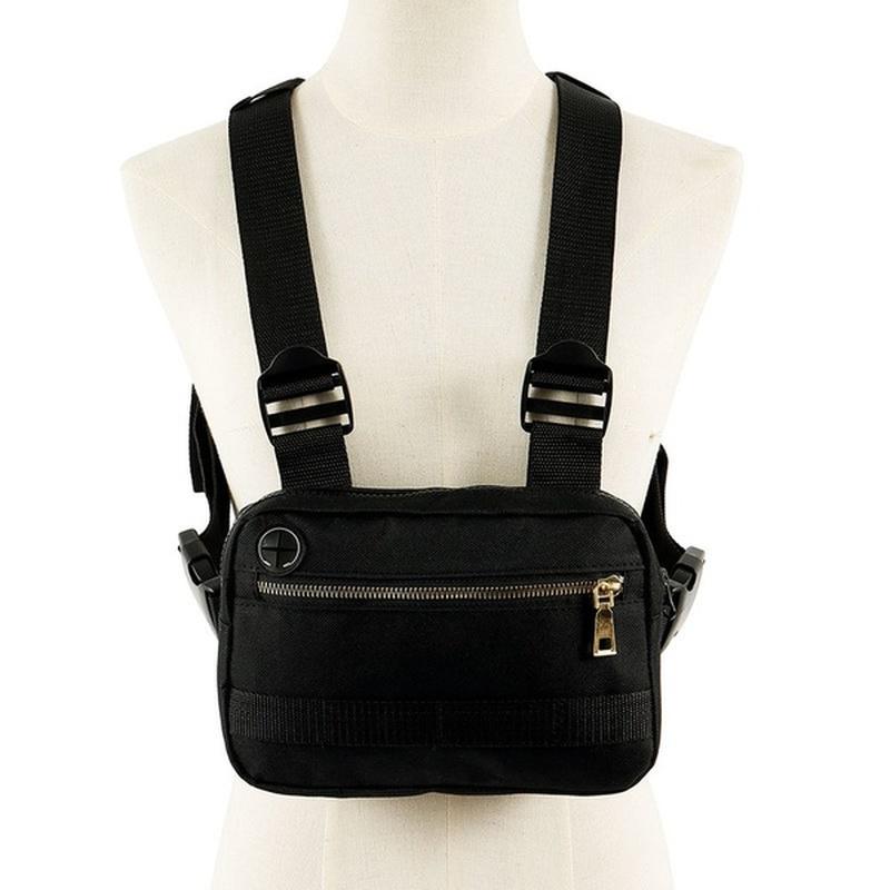 Mode Chest Rig Bag Hip Hop verstellbare Umhängetaschen Männer Frauen