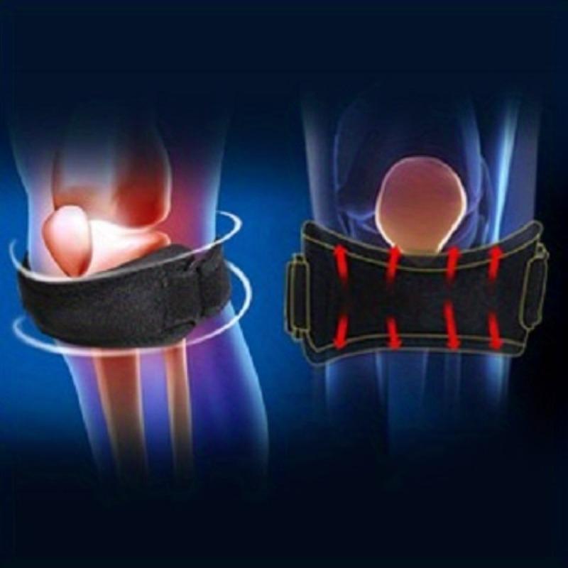 2 Pcs Premium Knee Patella Straps - Ultimate Comfort, Support for Active Lifestyles - Ideal for Running, Hiking, Soccer, Basketball,Adjustable
