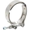 2Pcs Turbo Exhaust Outlet V Band Clamp, High Hardness Tube Turbo Outlet Clamps, Exhaust Pipes Connection for Car OEM 3903652