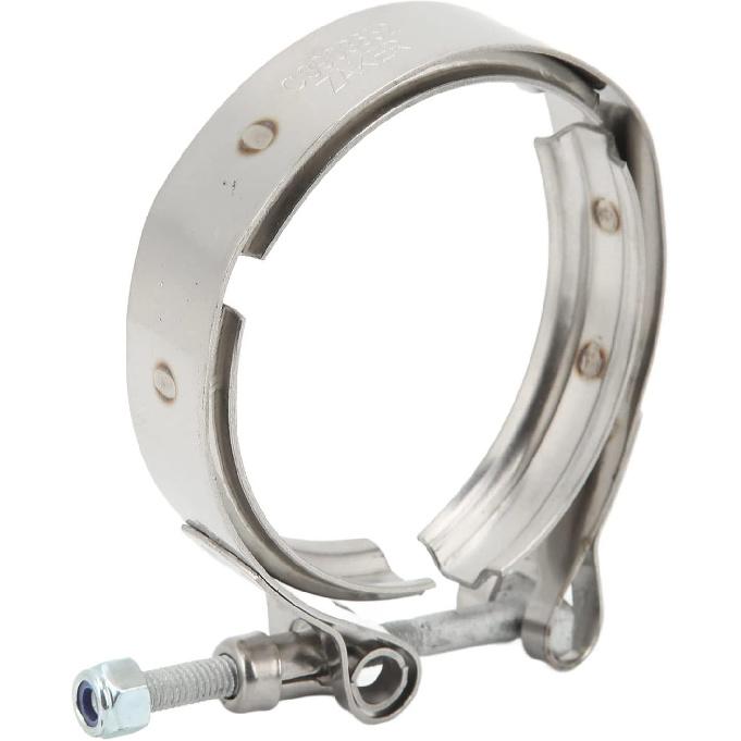 2Pcs Turbo Exhaust Outlet V Band Clamp, High Hardness Tube Turbo Outlet Clamps, Exhaust Pipes Connection for Car OEM 3903652