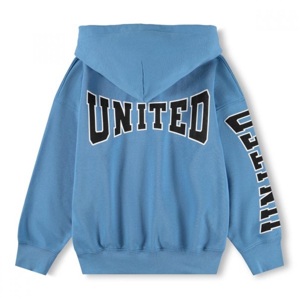 Molo 3 8y Mali Blue Unity Zip Hood Cardigan Akis9cg001