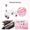 Pink Camper Van Portable Folding Cart for Packages and Picnic Camping