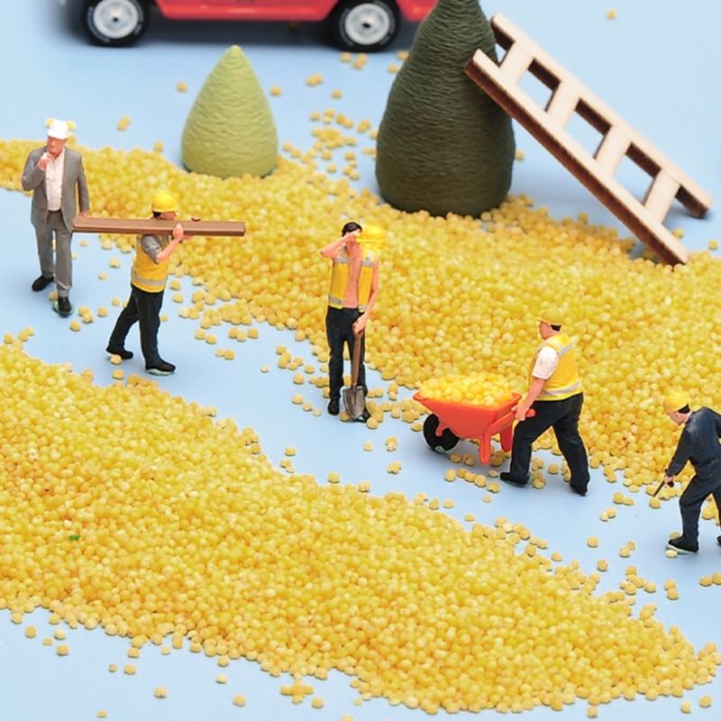 Professional Craft Construction Team Figures 1:64 Scale Resin Art Accessories For Model Railroad And Displays