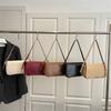 Simple and fashionable spring new armpit bag trend casual personality solid color work commuting shoulder bag