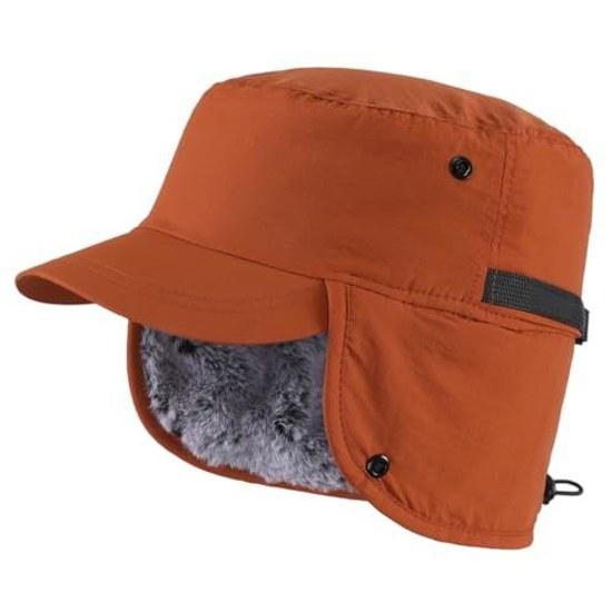 Connectyle Unisex Cap Ear Flaps Men Outdoor Winter Cold Weather Hat Warm Work