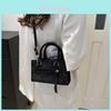 Elegante 2024 Neue Koreanische Handtasche Trendige Strukturierte Retro Schulter Umhängetasche für Damen