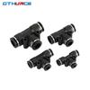Black Pneumatic Fitting Pipe Connector Quick Release Coupling 4mm 6mm 8mm 10mm 12mm PU PV PE HVFF PY Tube Connectors Fuel System Fittings7