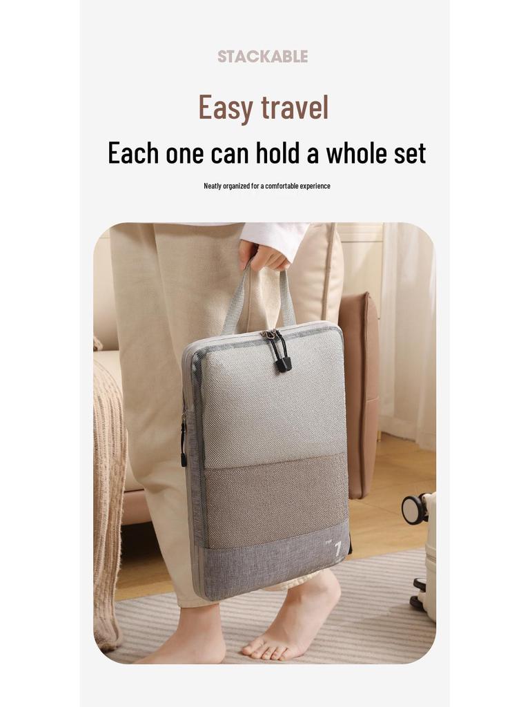 Reiseaufbewahrungsset: Koffer-Organizer-Taschen für Kleidung, Socken & Unterwäsche - Ideal für Geschäftsreisen