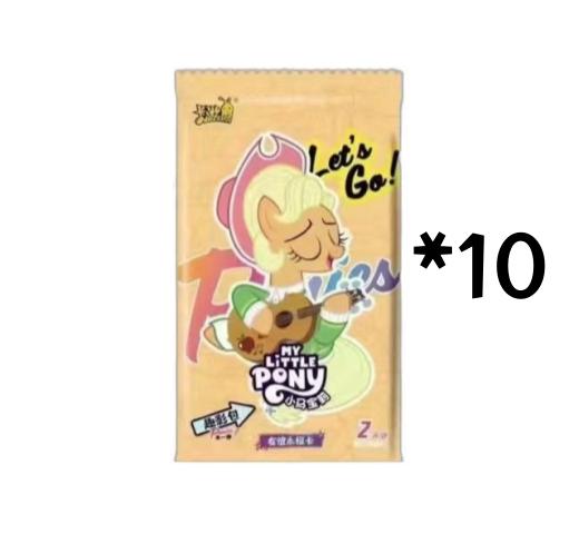 My Little Pony Complete Fun Shadow Set Box Applejack Fluttershy Rare Collection CR Prerelease Card Card