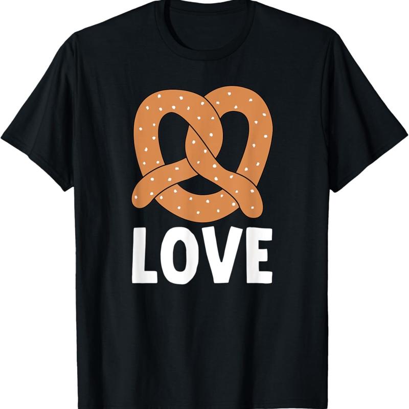 

Pretzel Love Soft T Shirt - Men s Summer Cotton Graphic Tee S разноцветный