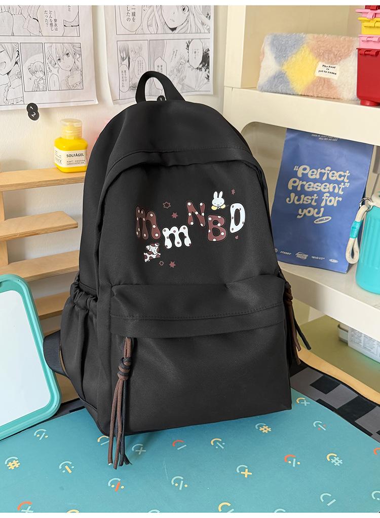 Schoolbag Mori high-value girl lightweight large-capacity simple versatile schoolbag junior high school student computer travel backpack