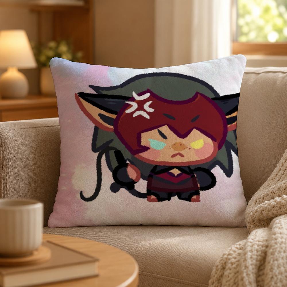 Cartoon She Ra Hero Adventure Cushion Cover Personalized Short Plush Soft Bedroom Sofa Home Decor Gift