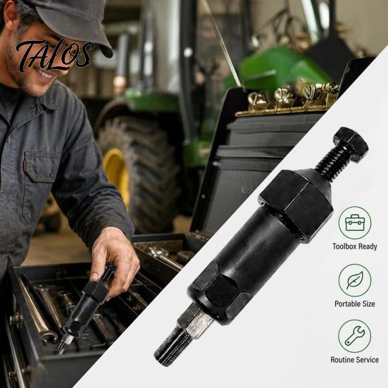 Clogged Grease Zerk Cleaner Fitting Cleaning Tool, Clears Fittings by Hydraulic Pressure, Heavy Manual Clearing Tool Duty Unclogger, Nipple