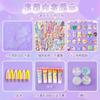 Account Material Guka Sticker Set DIY Keychain Making Kit DIY Handbook Material Sticker DIY Keyring