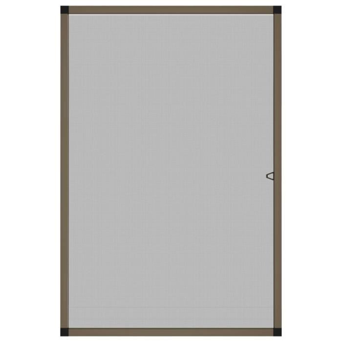 VidaXL Moustiquaire pour fenêtres Marron 90x120 cm 153835