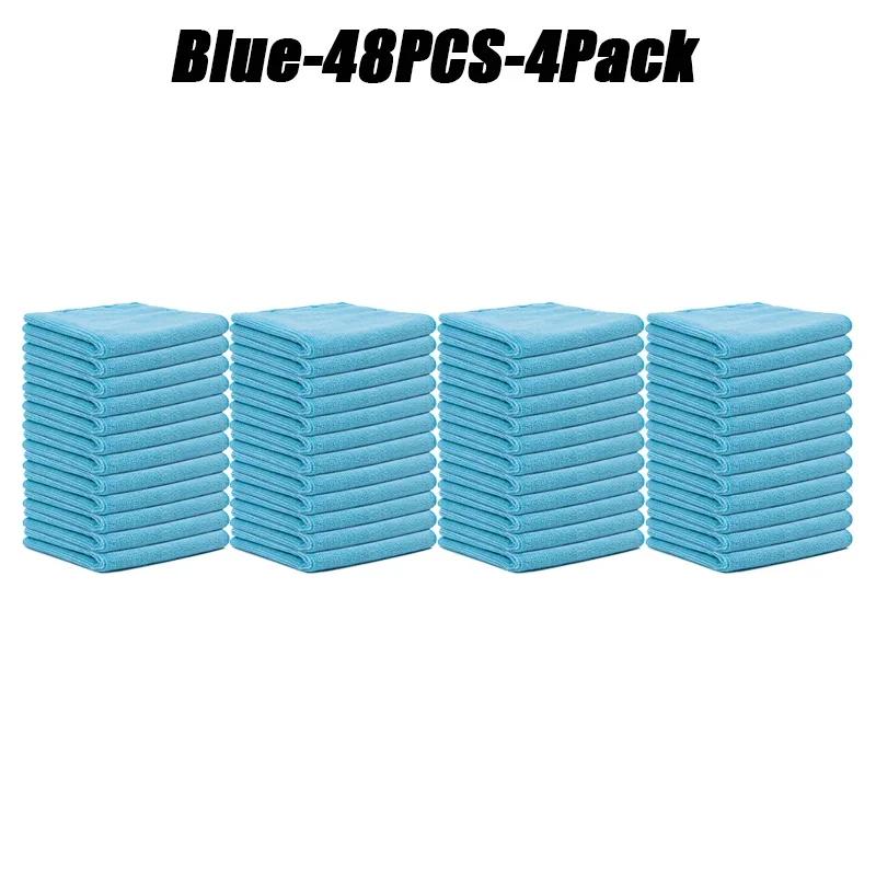 Lint Free Microfiber Cleaning Towels Reusable Cleaning Towels w/ Super Absorbent Stain-removing for Car Window Kitchen Towel