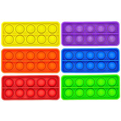 6-teilige Pop-Mathe-Spiele mit zehn Rahmen, Pop-Spielzeug für Mathe-Manipulative, Unterrichtsbedarf, Schreibwaren, Lernspielzeug für Kindergartenkinder