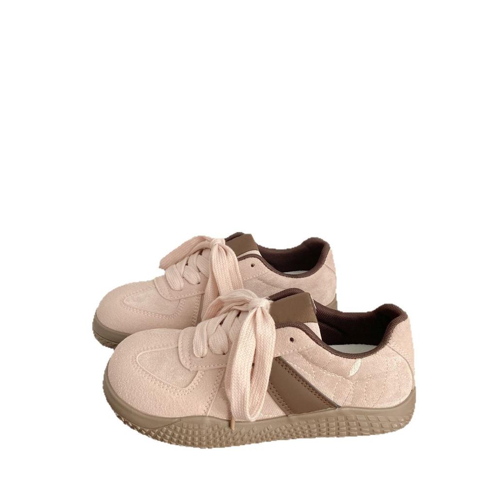 New niche shoes spring training shoes retro Hong Kong style chic casual board shoes
