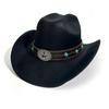 New Curved Brim Western Cowboy Hat Ethnic Large Roll Brim Cowgirl Cap Jazz Fedora Hats Outdoor Riding