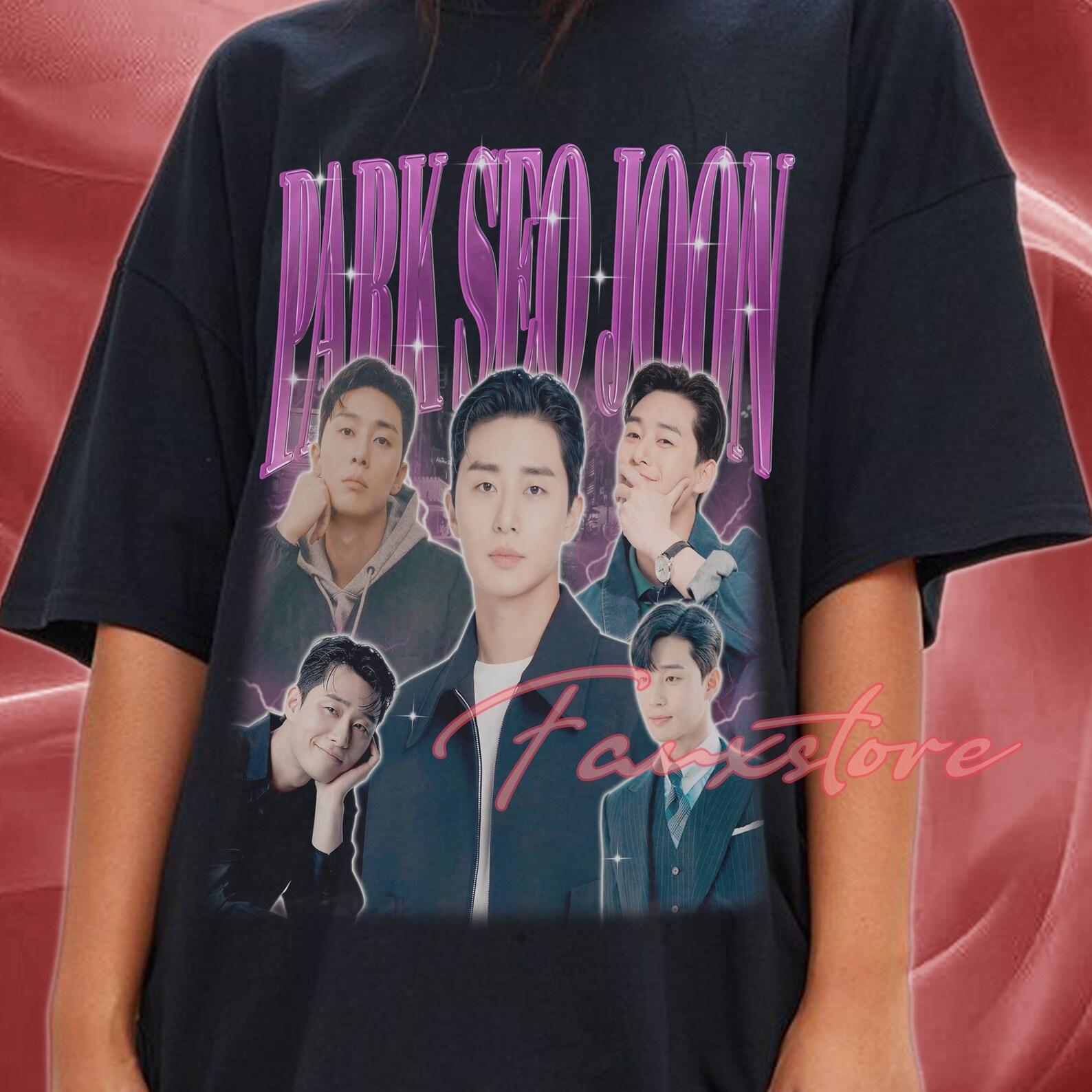 Park Seo Joon Collage Graphic Tee – 100% Cotton ComforT-Shirt S