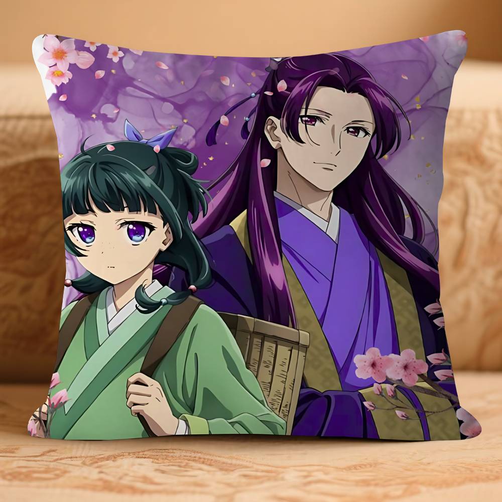 The A-Apothecary Anime Diaries Pillow Case Removable Washable Cushion Cover – All-Season Soft Linen