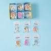 6 Styles Bluey Bingo Eraser Chloe Coco Honey Indy Anime Figure Model Pencil Eraser Stationery Students Children's Gift