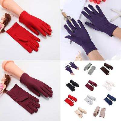 1 Paar Unisex Spandex Handschuhe Bequeme Atmungsaktive Fäustlinge Outdoor-Sporthandschuhe für Outdoor-Sport und täglichen Gebrauch
