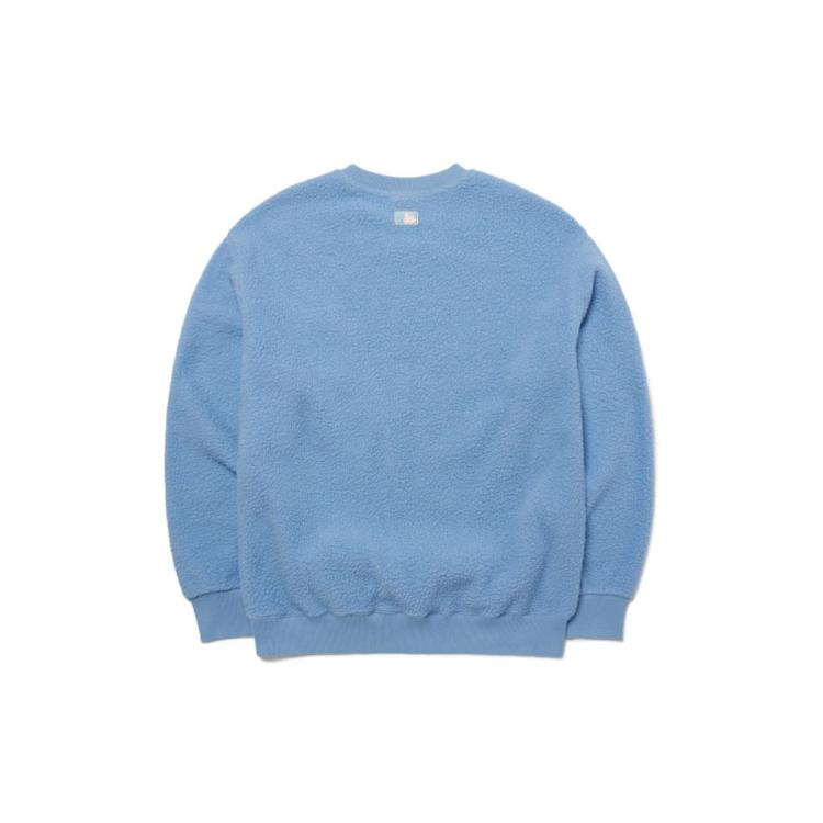 New MLB Base Logo Sweatshirts Unisex Blue 3AMTF5116-50BLL